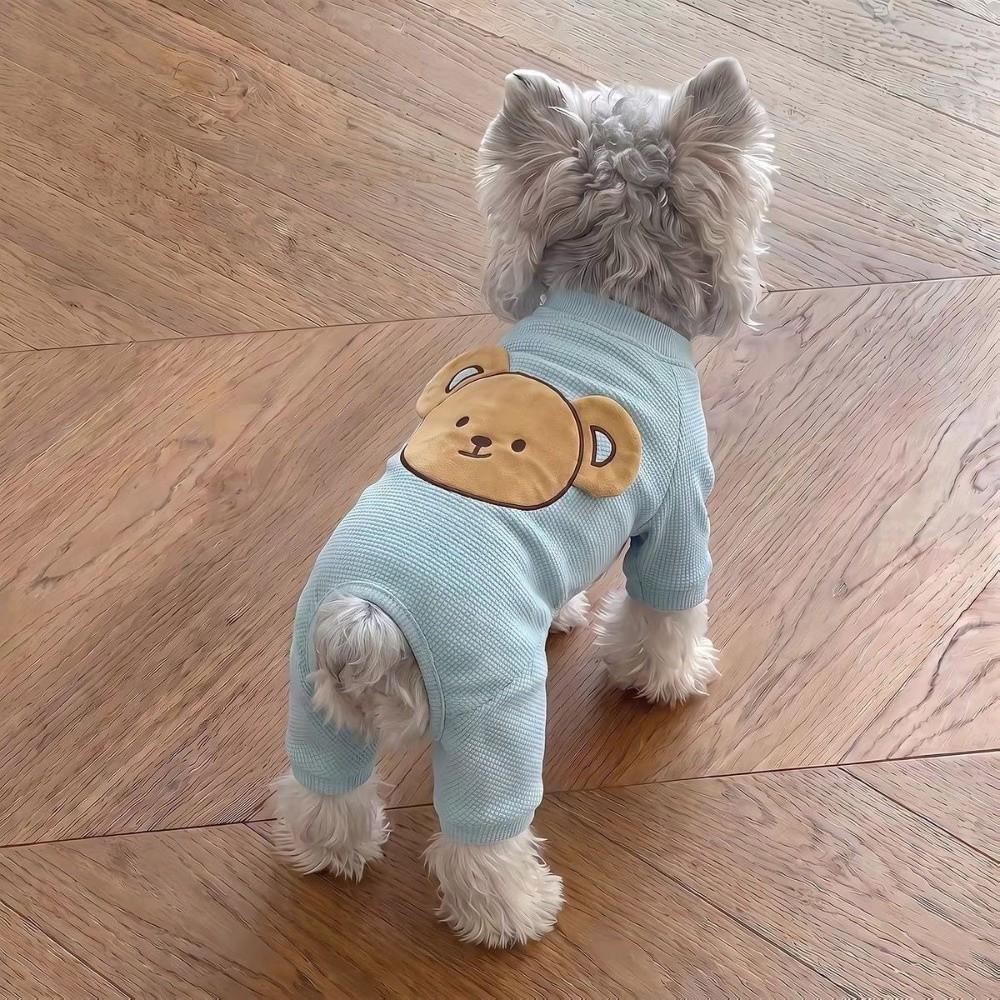Warm Dog Anti-hair Loss Clothing Soft Pet Jumpsuit Dog Four-Legged Clothes For Autumn Winter