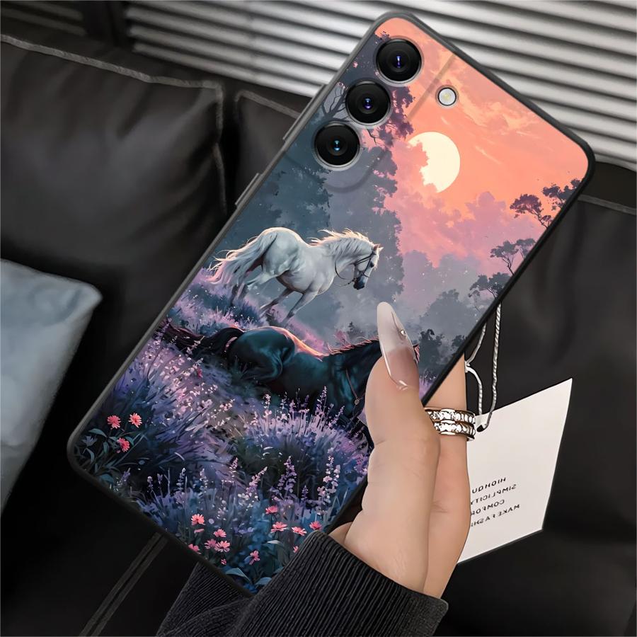 Чехол для Samsung Galaxy A50 A70 A15 A16 A40 A06 A12 A17 A13 A20 A05 A04 Funda Чехол для телефона Крутая Лошадь