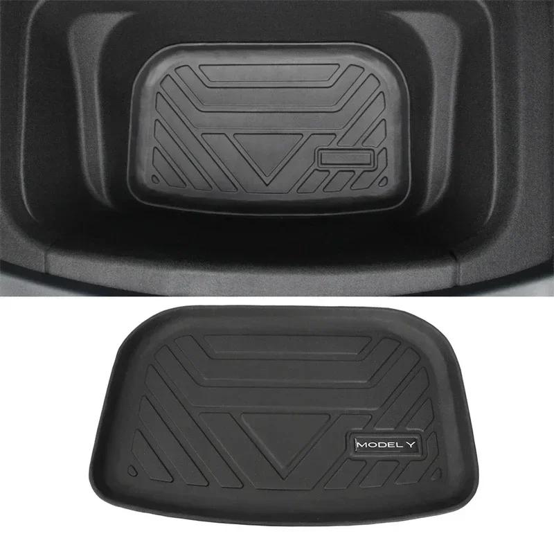 For Tesla Model Y Model 3 2024-23 TPE Car Front Rear Trunk Storage Box Mat Pad Waterproof Protective Liner Trunk Tray Floor Mat