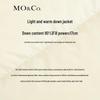 MO&Co. Mid-length Hooded Goose Down Jacket