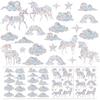 4 Sheets Anti Collision Window Clings, Rainbow Reflection Window Sticker to Prevent Bird Strikes Bird Alert Static Decals Window Strike Prevention