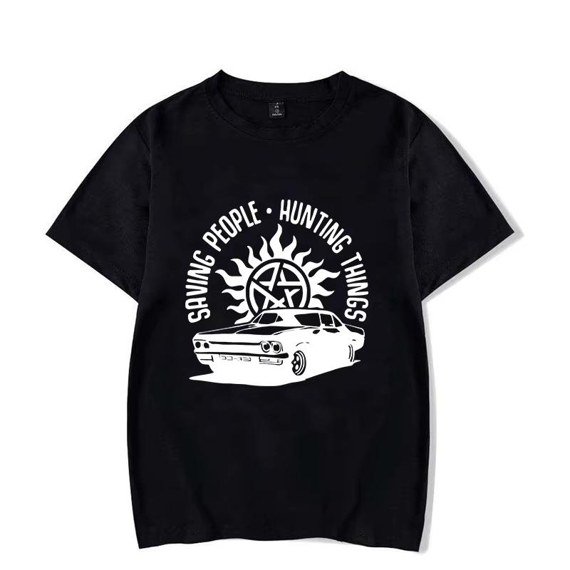 Funny Supernatural Printed Shirt Unisexs Unisexs Casual Personality TShirt Unisex Summer Letter TShirt Tops