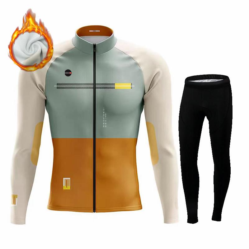 Комплект зимней велосипедной джерси Gobikful с термофлисом, велосипедная одежда, велосипедная одежда, костюм для катания на горном велосипеде
