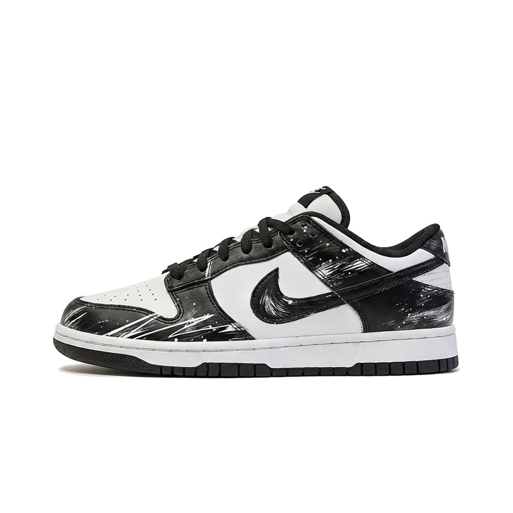 Nike Dunk Low top Casual Skate Shoes Unisex Black White HF5441-100(Team1430-SBOX)