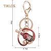 Cute Wine Bottle Crystal Stone Keychain Key Ring Bag Hanging Ornament Pendant Gift Trinket