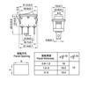 5 шт. 2-контактный кулисный переключатель для лодки, 6A/250 В переменного тока, 10 А, 125 В переменного тока, 15*21 мм, кнопка для приборной панели автомобиля, грузовика, фургона, квадроцикла, дома