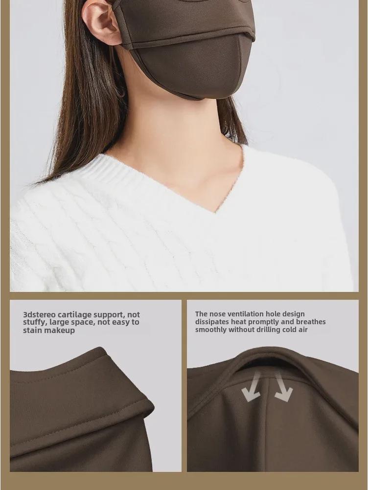 Маска из рыбьей кости: Теплые, стильные и ветрозащитные для велоспорта осенью/зимой