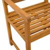 Garden Chairs 8 pcs Natural Solid Acacia Wood