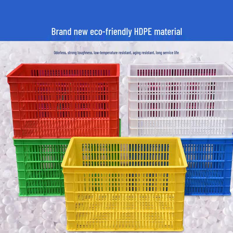 Yayu Heavy-Duty Rectangular Plastic Storage Crate