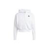 Z.N.E. Series Logo Tape Zip Hoodie Women Hoodie White IN5133