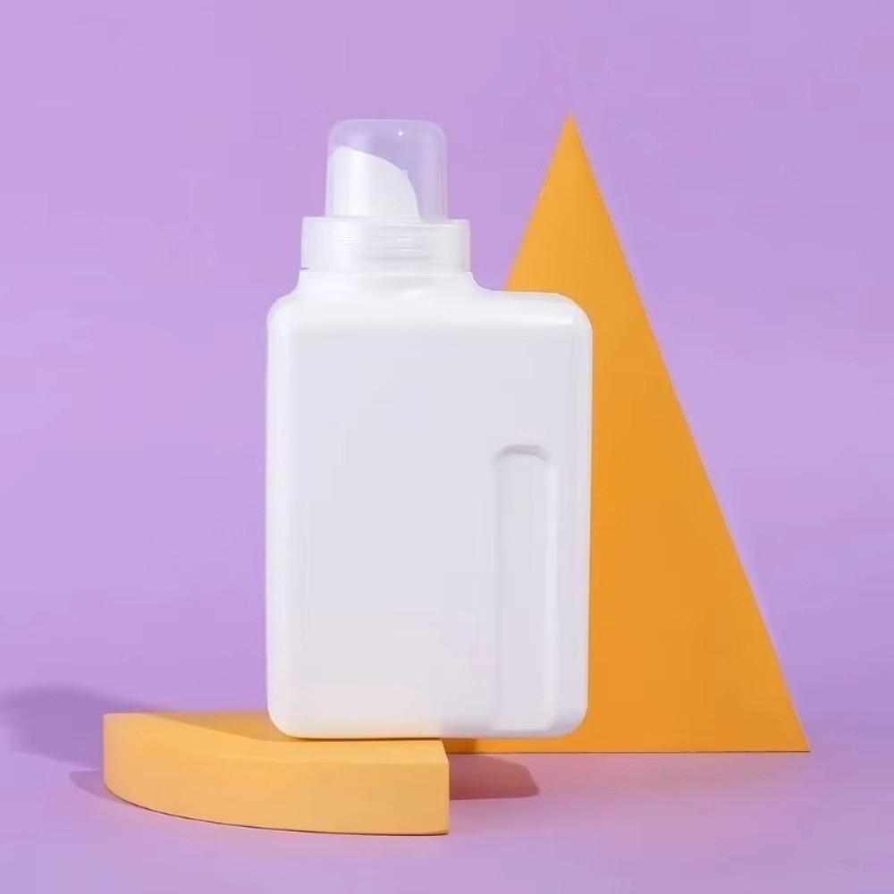 White Dispenser Container 250/600/1000ml Packaging Bottle For Water Soaps Detergent Liquid