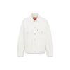 Levis Solid Color Single-Breasted Denim Jacket Women Outerwear White A1743-0053