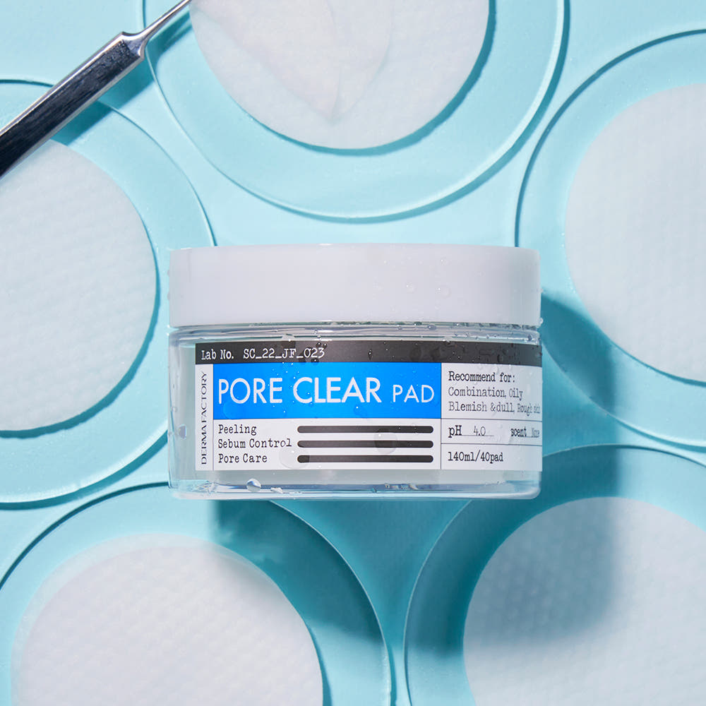[DERMA FACTORY] Pore Clear Pad 140ml 40EA
