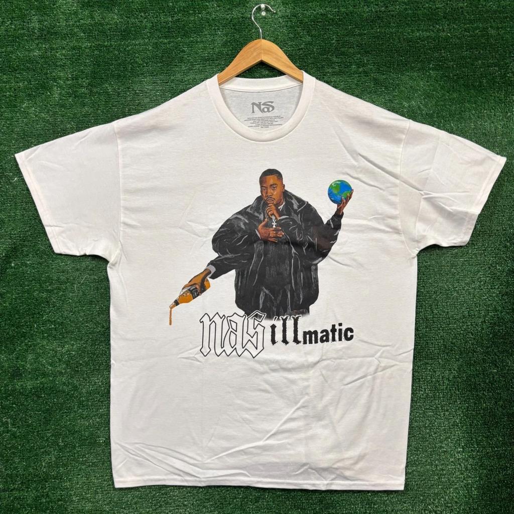 Nas Illmatic Album Hip-Hop Poster T-shirt Size Extra Large