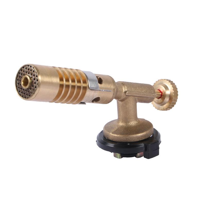 Медная бутановая горелка, сварочная газовая горелка, огнемет для пайки, портативный термофен для кемпинга и барбекю