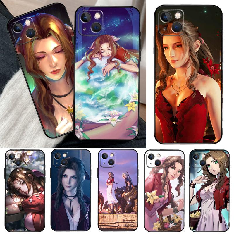 Чехол для телефона Aerith Gainsborough Final Fantasy для iPhone 11 12 13 14 15 16 Pro Max Mini X XR XS Max Plus Чехол Funda
