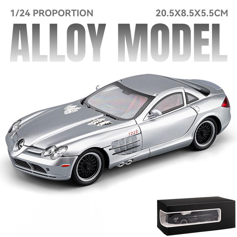 1:24 Бенц SLR McLaren 722 S Родстер Спидстер Суперкар Сплав Металл Литье под давлением Модель Автомобиля Подарок на День Святого Валентина Для Парня Коллекция