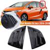 Глянцевая Черная Задняя Боковая Жалюзи-Шторка Для Honda Fit Jazz 2014-