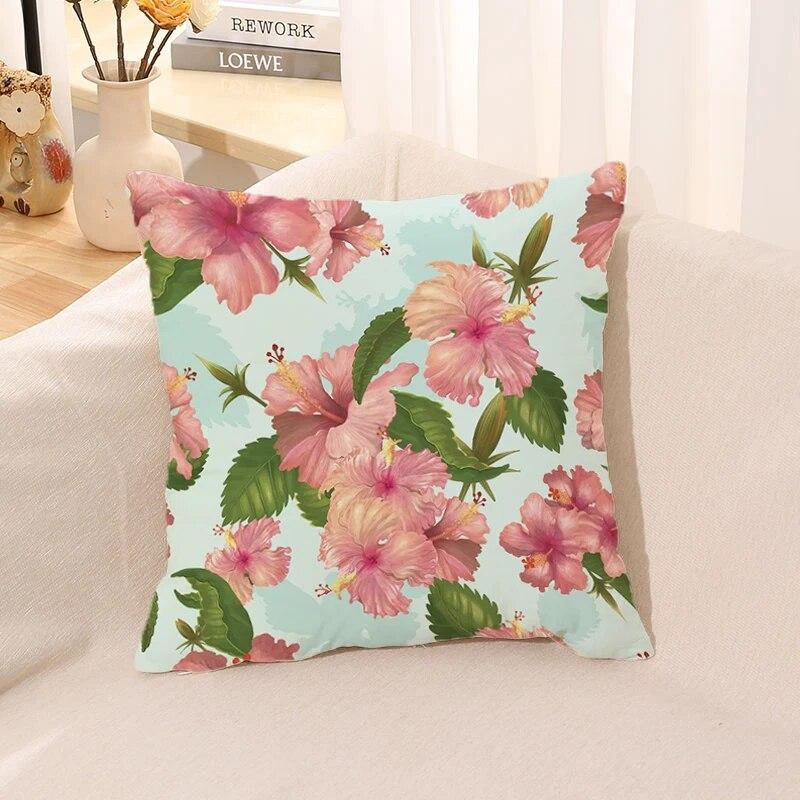 Ретро цветок наволочка офисная подушка автомобиль кровать комплект подарок домашний аниме осенний диван
