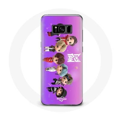 Чехол для Samsung Galaxy S8 Plus BTS TinyTAN Анимация Постер RM Jin Suga J-Hope Jimin Jungkook И V Mic Drop Танец