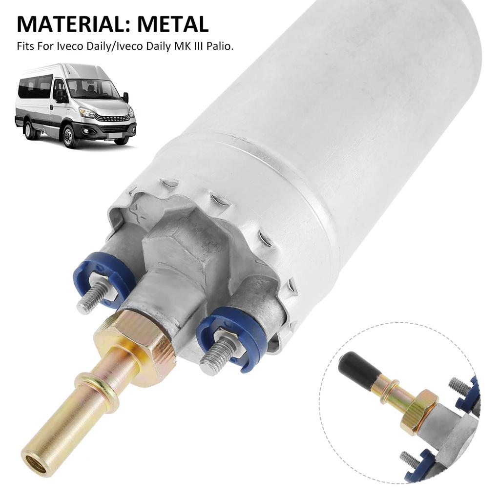 12V Electric Fuel Pump High Flow Electric Diesel Pump Metal Fuel Transfer Pump Kit For IVECO DAILY MK III Palio Auto Accessories