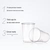 MIAOJIE Transparent Disposable Drinking Cups