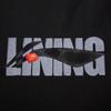 Li Ning Серия Спортивный Стиль Жизни Повседневный Простой Пуловер с Круглым Вырезом Буквенный Свободный Футболка с Коротким Рукавом Унисекс Футболка Черный AHSV741-3