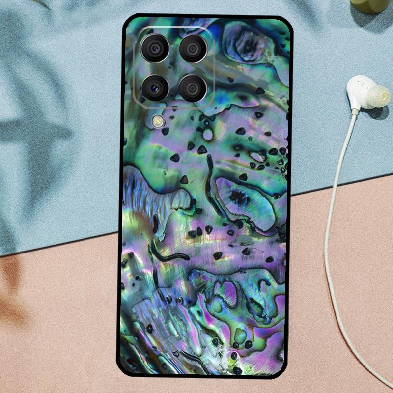 Текстура раковины моллюска Абалон для чехла Samsung Galaxy M14 M34 M54 M20 M06 M16 M12 M13 M15 M35 M55 M33 M53 M21 M31 M32 M52