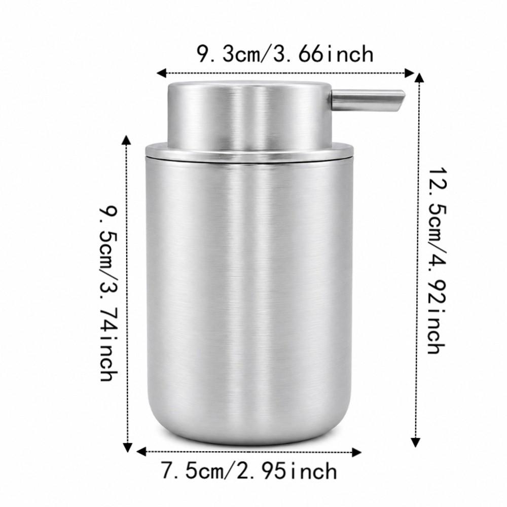 160ml Stainless Steel Soap Dispenser Leakproof Lotion Dispenser Soap Lotion Bottle Bathroom