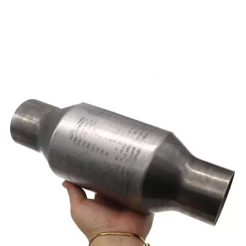 2"/2.25"/2.5"/3" 200-Cell High Flow Stainless Metallic-Core Race Catalytic Converter Catalyst Euro1