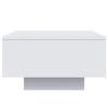  Журнальный столик, белый, 55x55x31 см, древесный материал