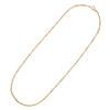 K18 Screw Chain 45cm Width 18k Gold Necklace Approx. 2.2mm Approx. 4.5g