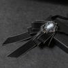 Rhinestone Black Rhinestone Ribbon Bowtie Ribbon Ribbon Bow Brooch  Business Formal Dress Shirt