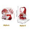 Decorative Valentine's Day Decor Romantic Heart Ornament Cute Heart Dwarf Figurine  Lover Gift