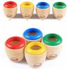 Children's Magic Kaleidoscope Wooden Bee Eye Polygon Mirror Kindergarten Polygon Mirror Toy Observation Experimental Toy P536