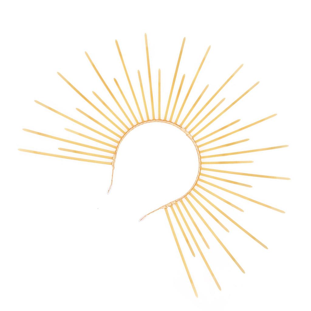 Elegant Radiance Crown Wedding Headband Baroque Tiaras Hairband Women Accessories Cosplay Costume Props Church Hairband