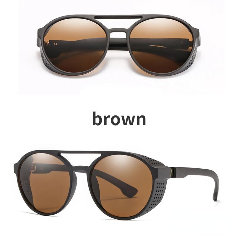 Мужские модные круглые солнцезащитные очки в стиле панк для женщин/мужчин 2022, винтажные круглые солнцезащитные очки высокого качества, брендовые дизайнерские солнцезащитные очки de sol UV400