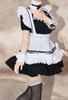 Набор фигурок для сборки в масштабе 1/6 для тела TBLeague GS Style Сексуальный Красивый Женский Набор Одежды Горничной и Голова Не [TOYBARJAPAN] - - (Тело включено) (черный)
