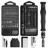 MOVMAO 2025 Precision Screwdriver 145 In 117 Special Tool Kit for DIY Repair Dedicated Case with Deep Black Set, 1, Bits, Torx, Magnetic, Non-Slip