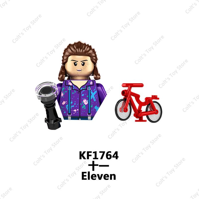 Montauk Upside Down World Building Blocks Demogorgon Vecna Eleven Mini Action Figures Bricks Model Movies Dolls Toys Kids Gift