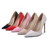 Ladies Stiletto Shoes Pointed Toe Sexy Catwalk Banquet 12cm Heel WZ