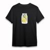 Women's Oversize T-Shirt Refreshing Lemon Rosemary Infusion Graphic Cotton Tee