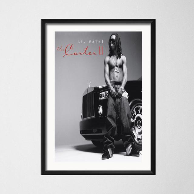 Лил Уэйн Горячий альбом Tha Carter Музыка Хип-Хоп Рэп Рэпер Звезда Искусство Холст Картина Винтаж Плакат Декоративный Домашний Декор