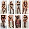 High Elastic Women Fishnet Thighs Pantyhose Sexy Lace Thigh Knee Stockings Transparent Stocking Plus Size Lace Socks 4xl 5xl 6xl
