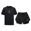 Спортивные комплекты Li Ning Мужские с круглым вырезом Умеренные GKMB-YHST191+LSKT607