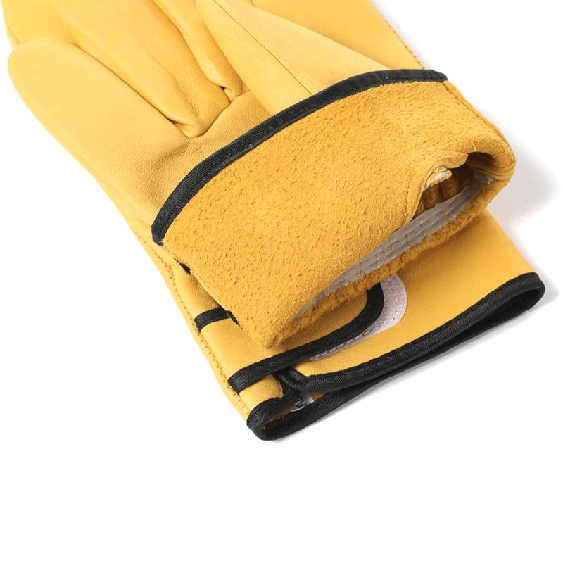 Work Gloves Sheepskin Leather Workers Work Welding Safety Protection Garden Sports Moto Driver Welder Wear-Resistant Gloves