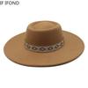 Ретро британский стиль 9,5 см с широкими полями, шерстяная джазовая шляпа-федора, зимняя женская элегантная шляпа для свадебной вечеринки, мужская кепка-трилби