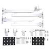 2 Set Solar Panel Tilt Mount Bracket Aluminum Alloy 15 To 30 Degrees Adjustable Solar Panel Mounting Bracket for RVs