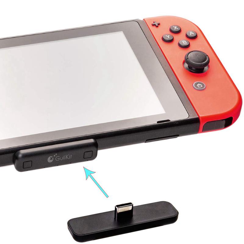 GuliKit NS07 Route Air Bluetooth беспроводной аудиоадаптер или передатчик Type-C для Nintendo Switch