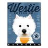 Westie Black Dog Art Coffee Настенный декор милый постер с животными холст живопись домашний декор скандинавское украшение для гостиной
